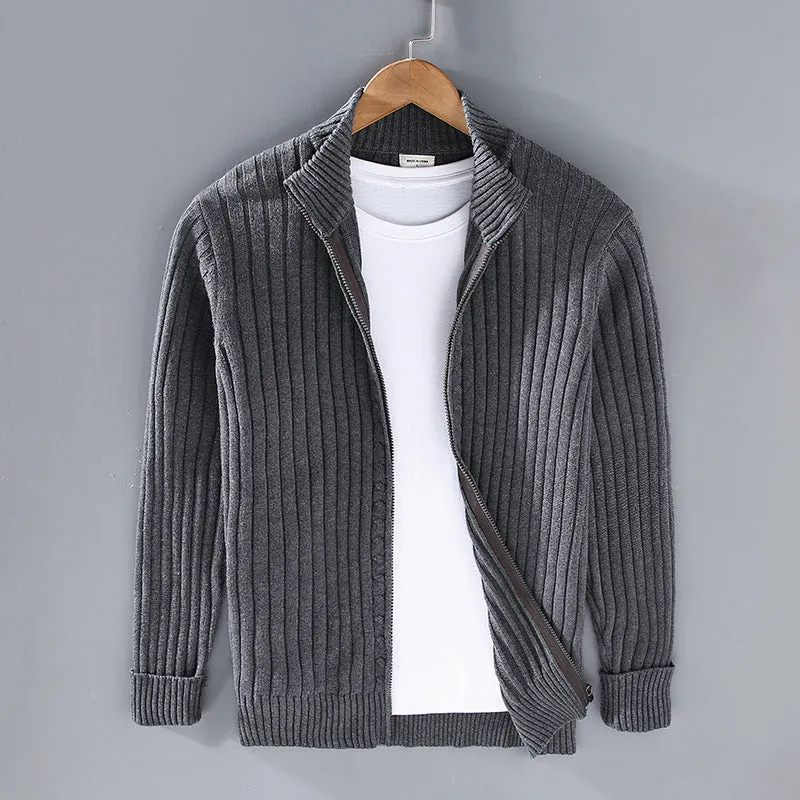 Andreas | Elegant Men's Cable Knit Sweater